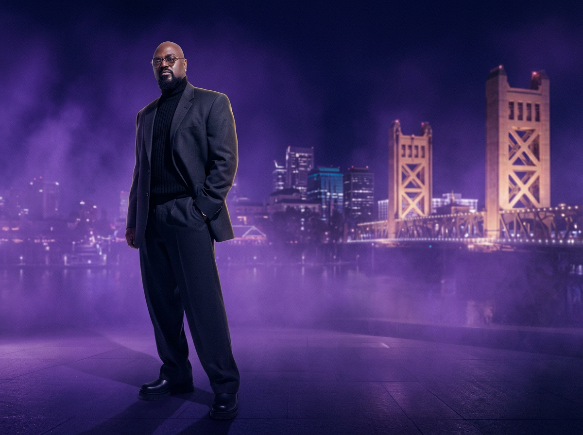 Daniel Mays, founder and owner of Summit Force Security Group, standing in a dark suit