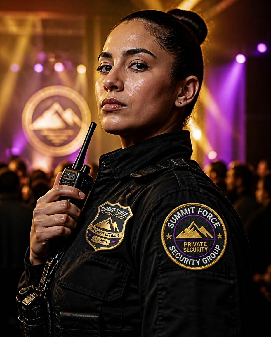 Summit Force security officer — Event crowd control
